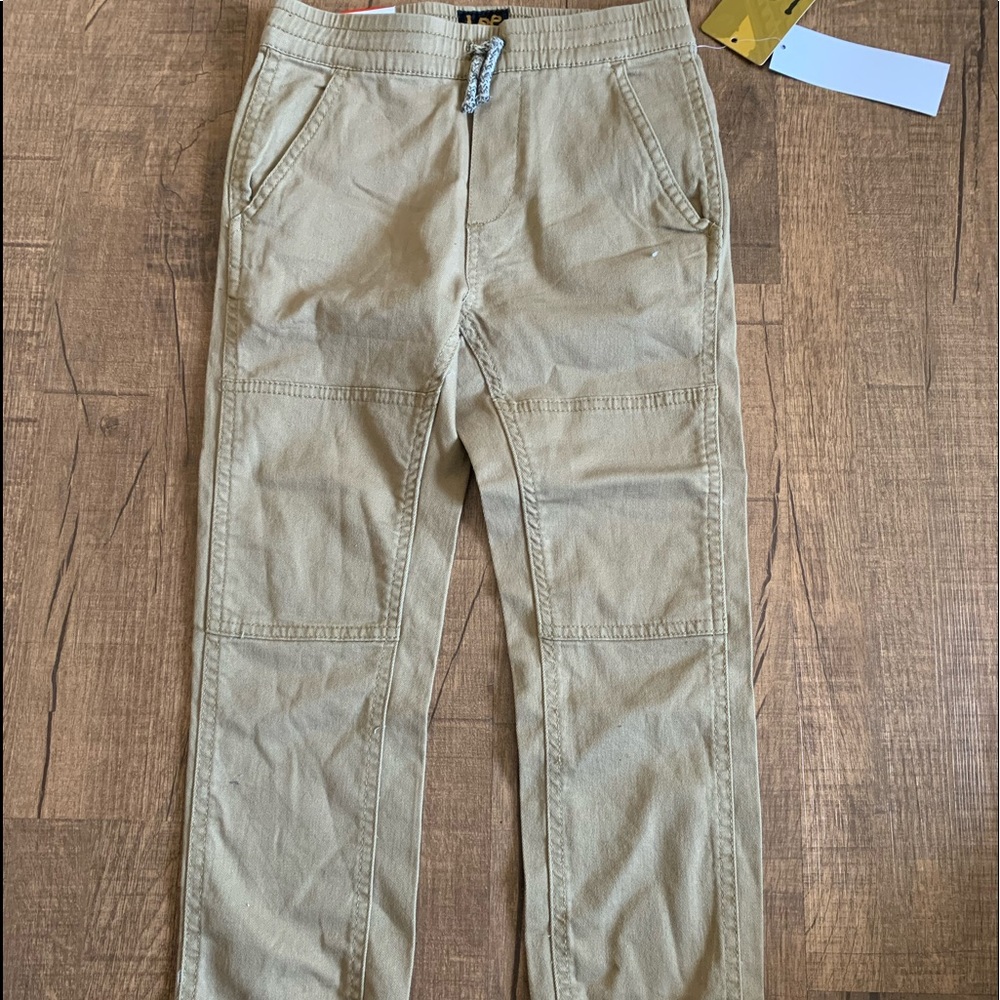 Kids khaki joggers boys Lee size 6